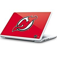 Skinit Decal Laptop Skin for MacBook 13-inch - Officially Licensed NHL New Jersey Devils Solid Background Design
