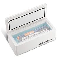 SOGG Insulin Cooler Medical Travel Car Refrigerator Insulin Cooler Travel Case Mini Household Medicine Thermostat Refrigerator Keep Insulin at 2-18 Degrees