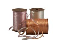 Raffia Gift Wrap Ribbon Bundle (Pearlized White/Pink/Apricot)