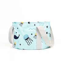 Kaimaily Collapsible Folding Bucket, Leak-Proof Folding Wash Basin for Outdoors Camping Hiking Traveling Home Use On The Go 12L