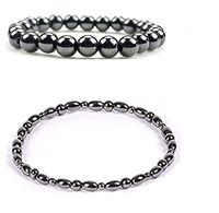 Dr. Kao 2 Pack Magnetic Therapy Anklet Bracelet Plus 2 Pack Magnetic Bracelet for Women Magnetic Bracelets for Arthritis Magnets for Anxiety Relief for Carpel Tunnel Strengthen Immunity