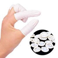 Smartcoco Disposable Latex Finger Cots Protective Fingertips Gloves Anti-Static Non-Slip Dust-Free Finger Covers