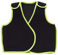 PunkinFutz PunkinHug Compression Vest, Medium, Black with Green Trim