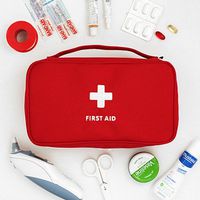 Portable Medium Empty Household Multi-Layer First Aid Kit Pouch Outdoor Car Bag First Aid Bag Survival Medine Travel Rescue Bag