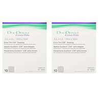 ConvaTec DuoDERM Extra Thin CGF Dressings 4 X 4 Inches 187955 10 Each (2 Pack (10 Count))