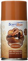 ScentBon Air Freshener Refill Metered Aerosol Can, Cinnamon, Fresh Linen, Green Apple, Mango, Ocean, Vanilla, Pack of 1 (1, Brown - Cinnamon Scent)