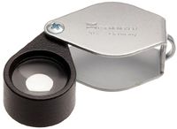 Eschenbach 1178-20 Aplanatic Folding Loupe Magnifier, 20x Magnification, 80 Diopter, 17mm Lens Diameter
