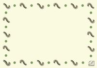 Caterpillar Flat Card, Pack of 10