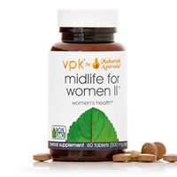 Midlife for Women II | 60 Herbal Tablets - 500 mg ea. | Natural Herbal Formula to Balance The Reproductive System During Menopause with Amla | Balances Emotions | Supports Circulation