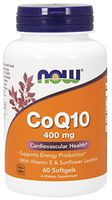 NOW Supplements, CoQ10 400 mg, Pharmaceutical Grade, All-Trans Form produced by Fermentation, 60 Softgels