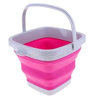 MASO Square Outdoor Collapsible Bucket,Portable Folding Water Container for Kitchen Outdoor Camping Hiking Fishing Office Or Sport 3L 5L 18L
