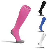 Compression Socks for Men & Women – 20-30mmHg Medical Grade Graduated Stockings (Pink, Small)