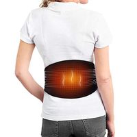 Heat Waist Belt, Lower Back Electric Heating Pad with Compression Band, Lumbar Heat Therapy Belly Warmer for Stomach Abdominal Menstrual Cramps Pain Relief(Not Rechargeable)