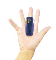 1Pcs Finger Splint-Support Brace for Straightening Curved Bent Finger Fix Strap - Tendon Release Pain Relief(Blue)