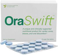 OraSwift Canker Sore Treatment and Mouth Ulcer Treatment – Effective for Mouth Ulcers, Cold Sores, Dry Mouth, Stomatitis, Gingivitis – All-Natural, Supports Fast Healing of Mucosal Lining in the Mouth