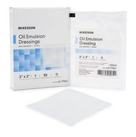McKesson Brand Oil Emulsion Dressing Acetate Gauze / Emulsion Mix 3 X 3 Inch - CS/600