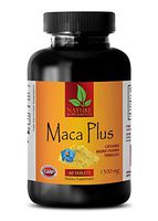 Increase Male Stamina - MACA Plus 1300mg - Maca Root Extract for Butt Enhancer - 1 Bottle 60 Tablets