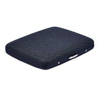 Lcxligang Frosted Metal Cigarette Case, 20 Pieces Cigarettes Capacity Cigarette Box for Men and Women.Ideal Gift for Smoker,Black