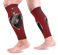 poeticcity USMC US Marines 1 Pair Calf Sleeves Cooling Leg Support Pain Recovery