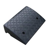 Rubber Uphill Ramps, Hotel Garage Store Parking Lot Garden Mat- Non-Slip Pad Outdoor Ramps Vehicle Ramps (Color : Black)