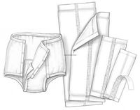 Units Per Case 125 HandiCare Garment Liner 4 1/2" x 14" Absorbency Light Absorbency KENDALL HEALTHCARE PROD. SC1530