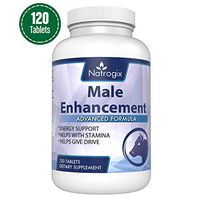 Natrogix Male Enhancement Testosterone Booster Pills - Includes Tongkat Ali to Increase Sex Drive, Libido, Promote Muscle Building & Enhance Performance (120 Tablets) Made in USA