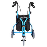 Diry Elderly Three-Wheeled Walker Elderly Shopping Cart Folding Convenient Walker