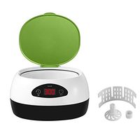CGOLDENWALL 50W 750ML Digital Commercial Ultrasonic Cleaner cleaning machine Eyeglasses Sunglass Jewelry Cleaner with Digital Timer with Digital Timer for spectacles shop CE FC Approved (Green)