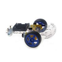 ALLPARTZ 2WD 2 Wheels DIY Smart Robot Car Chassis Kit Bule Wheel