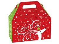 Christmas Gable Boxes - Dashing Reindeer Gable Boxes8-1/2x4-3/4x5-1/2" - (3 Packs; 6 Boxes Per Pack) - Wraps-DRDGB
