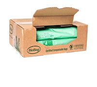 BioBag Compostable Bags - 8 Gallon Trash Can Liners 500 Bags