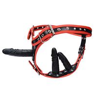 Experience Royal Ohhs with The King of Strap-Ons Model GFTG7865 (Red+Black)