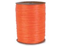 Orange Matte Raffia Ribbon, 1/4" X 100 Yards by Paper Mart