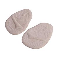 Milisten Shoe Half Insoles Foot Gel Massage Pad Metatarsal Pads High Heels Anti Slip Pain Relief Cushion for High Heel (Beige)