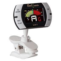 Guitar Tuner - Chromatic Clip-on Tuner for Guitar, Bass, Violin, Ukulele, Banjo, Brass and Woodwind Instruments - Bright Full Color Display - Extra Mic Function - A4 Pitch Calibration