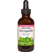 Eclectic Institute Organic Ashwagandha, 2 fl oz (60 ml)