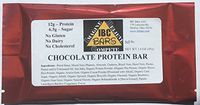 IBC Chocolate Protein Bar, (Case of 12 Bars) -- ALWAYS 100% Gluten, Dairy, Soy and Cholesterol FREE -- Vegan and Non-GMO -- 12g Protein - 6.5g Sugar - 147 Calories