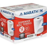 Marathon 2-ply House Hold Dispenser Paper Towel Rolls:12 Count