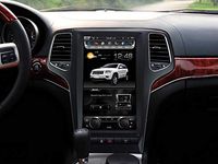 13.6" Quadcore Car DVD Player 1280x800 Vertical Screen 2GB RAM 32GB ROM Stereo GPS Navigation Radio for Jeep Grand Cherokee 2009-2012 Year 7-15 Business Days Shipping Tine Only (Black)