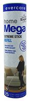 Evercare Mega Cleaning Roller Refill 25 Sheets 10Inches Wide (2 Pack)