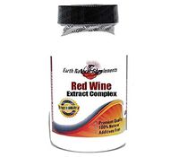Red Wine Extract Complex * 180 Capsules 100% Natural - by EarhNaturalSupplements