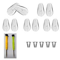 Soft Silicone Nose Pads Nosepads for Glasses Eyeglasses Sunglasses15mm air Chamber Screw)