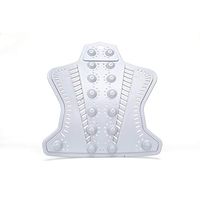 AIBGF Deep Kneading Back Massager, Posture Corrector for Back Pain Relief Conforms to Spine's Natural Curves for Car Seat Office Chair,White