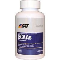 GAT Sport Essentials Series BCAAs, 180 Veg Capsule