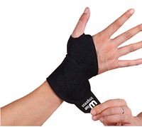 Wrist Wraps Brace Support For Carpal Tunnel Arthritis - Compression Braces Stabilizer - For Men Women Kids - Left And Right Hand - One Hand Adjustable - Best For Weight Lifting Bowling Workout (Black)