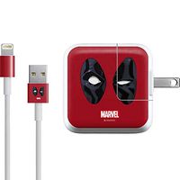 Skinit Decal Other Skin for iPad Charger (10W USB) - Officially Licensed Marvel/Disney Deadpool Eyes Design