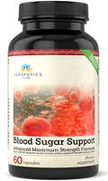 Blood Sugar Support | 20 Ingredients - Non GMO Boost Formula with Chromium Cinnamon Manganese ALA + 16 More, Glucose Control Supplement for Insulin Health Balance & Cholesterol Lowering | 60 Capsules