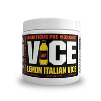 GCode VICE Ambitious Pre-Workout- Clean Energy, Intense Pumps, Power & Endurance - 15 Servings (Lemon Italian Vice)