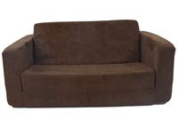 Fun Furnishings Toddler Flip Sofa, Brown