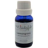 100% Pure Essential Oils Organic and Certified Kosher and Halal (Lemongrass)